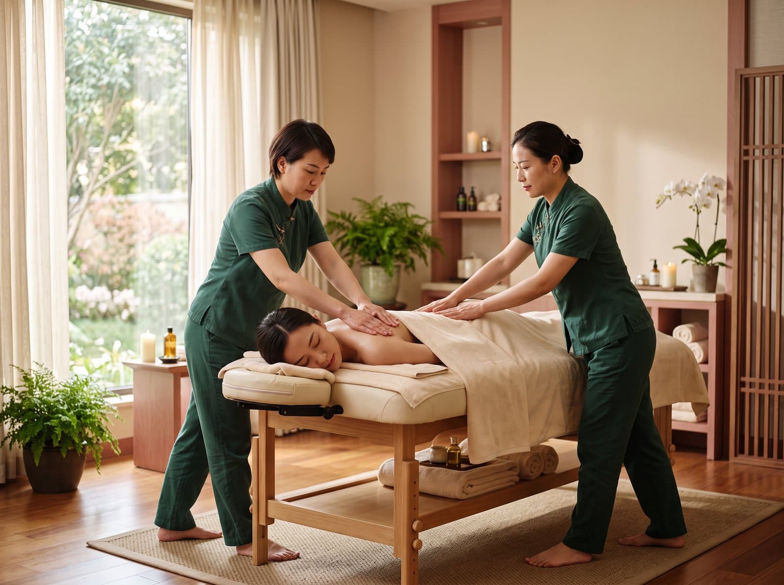 Vierhandmassage